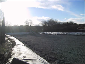 Fully lined Cell 11a at Dunmore Landfill, developed during 2002